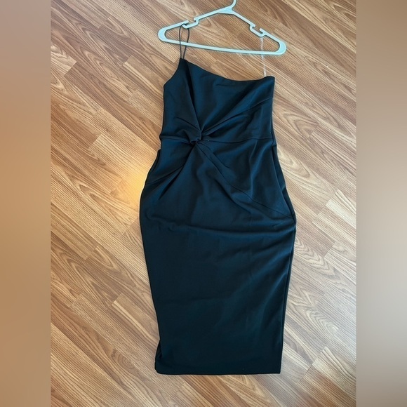 Nookie Lust one shoulder midi dress black NEW - Picture 3 of 16